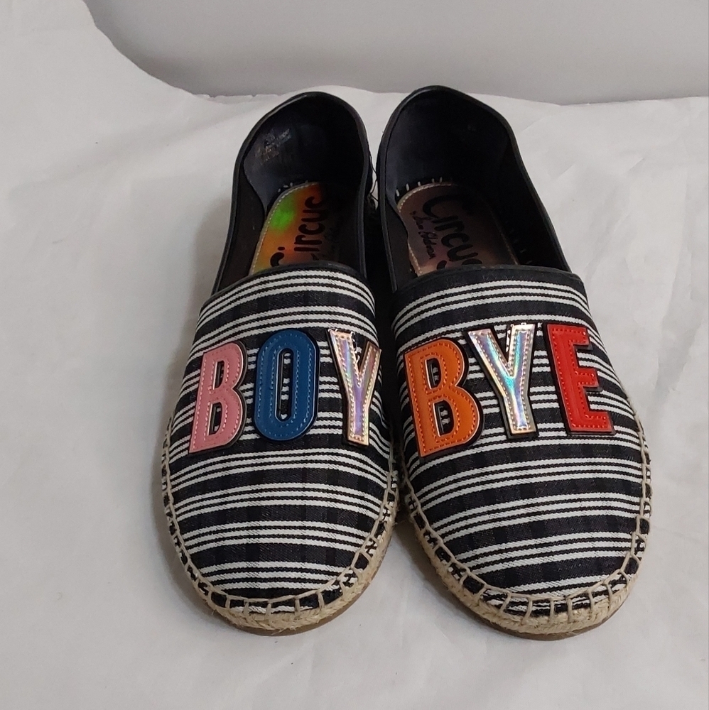 Sam EDELMAN CIRCUS BOY ESPADRILLES WOMEN'S LOAFERS SIZE 8